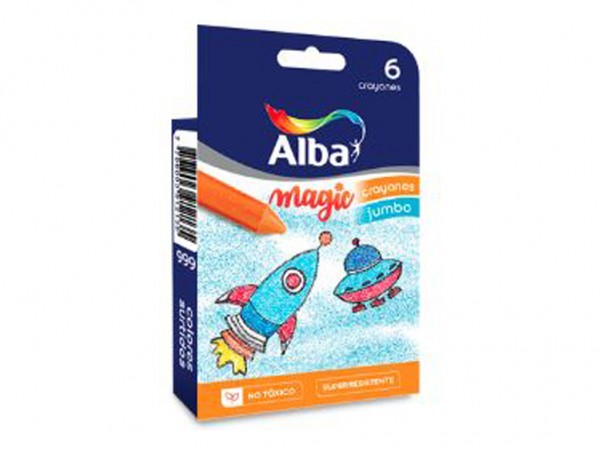 CRAYONES ALBA JUMBO x6 - ALBA