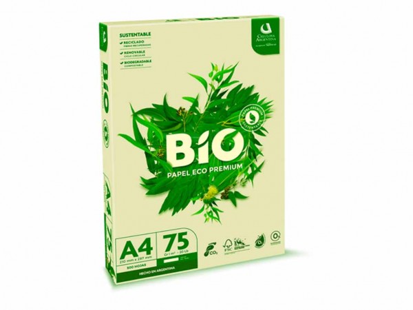 RESMA BIO ECO PREMIUM A4 75g 500H - LIBRERIA