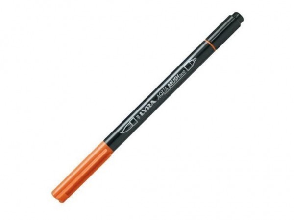 MARCADOR AQUA BRUSH DUO NARANJA - GIOTTO / LYRA / DAS