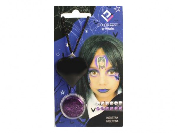MAQUILLAJE KIT MERLINA COLLAR/GLITTER - PINTAFAN CREATIVA