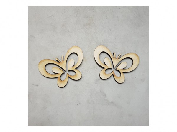 MARIPOSA CALADA 10cm 3mm - IND DEL ARTE / CORTE LASER