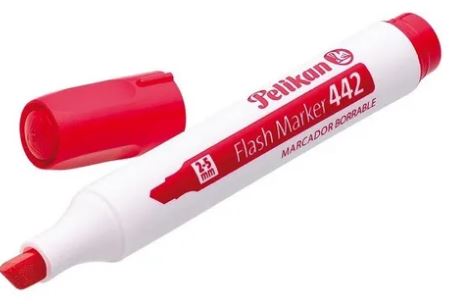 MARCADOR PIZARRA PELIKAN x1 ROJO - PELIKAN