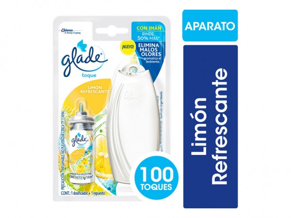 GLADE TOQUE FULL LIMÓN + APARATO - LIMPIEZA Y QUIMICOS CIDER