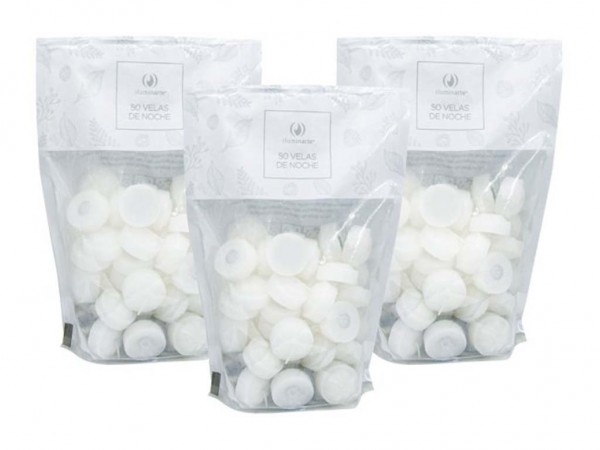 VELAS NOCHE x50 CON 3LATAS - VELAS DE LOS MILAGROS