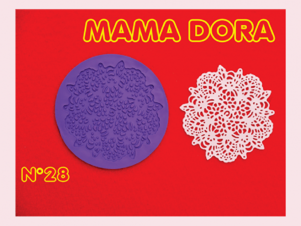 MAMA DORA MOLDES PUNTILLA N28 MANDALA - MAMA DORA