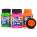PINTURA TELA ACRILEX FLUO 37ml - ACRILEX