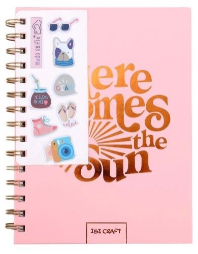 CUADERNO SPIRIT ESPIRAL 80H + STICKER 3D - IBICO