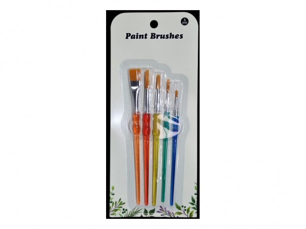 PINCELES AD ERGONOMICOS x5 - ARTISTICA DIBU - AD