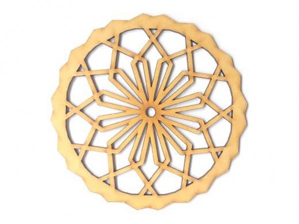 MANDALA MINI 10cm N8 MV334 - IND DEL ARTE / CORTE LASER