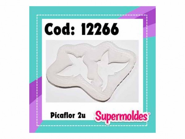 MOLDES RESINA PICAFLOR 2Un 3mm - SUPERMOLDES