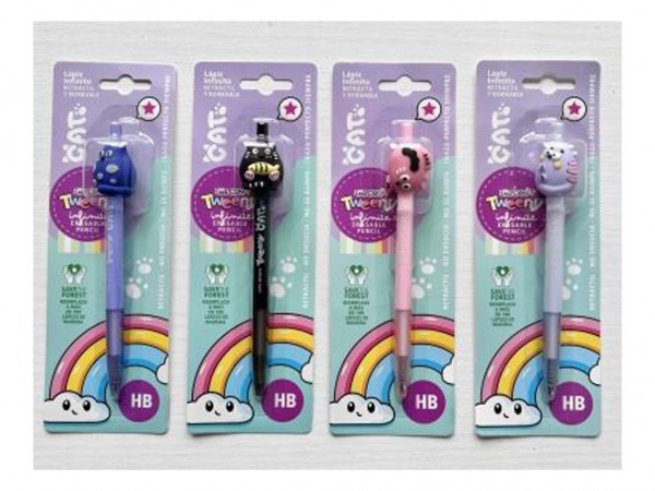 LAPIZ INFINITO RETRACTIL GATITOS - IBICO