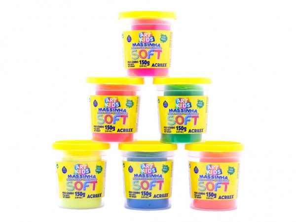 MASA PARA MODELAR SOFT 150 grs SALMON BE - ACRILEX