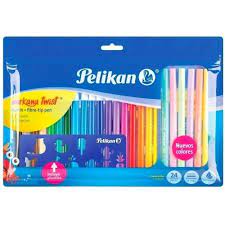 MARCADORES PELIKAN TWIST FINO x24 COMUN - PELIKAN