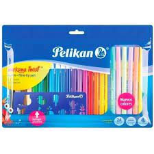 MARCADORES PELIKAN TWIST FINO x24 COMUN - PELIKAN