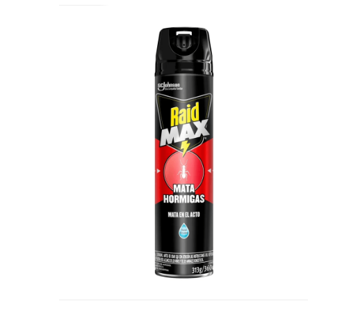 RAID AEROSOL MATA HORMIGAS 390cc MAX - LIMPIEZA Y QUIMICOS CIDER