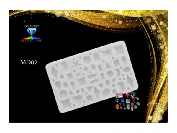 MOLDES PARA RESINA MD02/MINI GEMA - RESINA DIAMONT