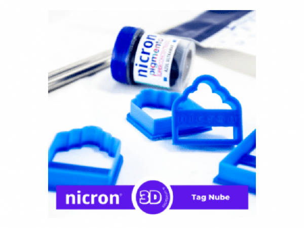 CORTANTES 3D TAG NUBE x 4 - NICRON