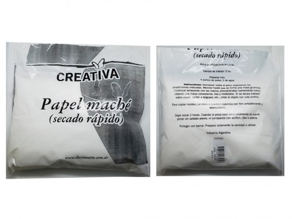 PAPEL MACHE CR 1KG - PINTAFAN CREATIVA