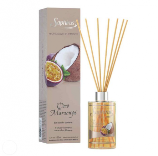DIFUSORES AROMATICOS COCO MARACUYA 125ml - LIMPIEZA Y QUIMICOS CIDER
