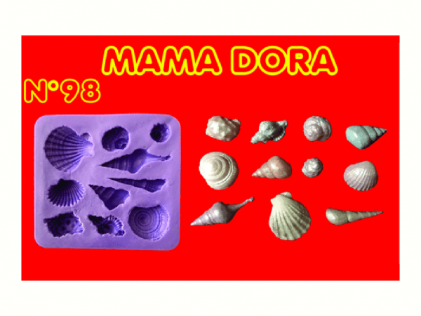 MAMA DORA MOLDES CARACOLES DE MAR - MAMA DORA