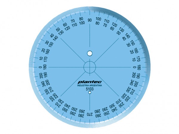 TRANSPORTADOR 5103 C/BISEL 360g 12mm - PLANTEC