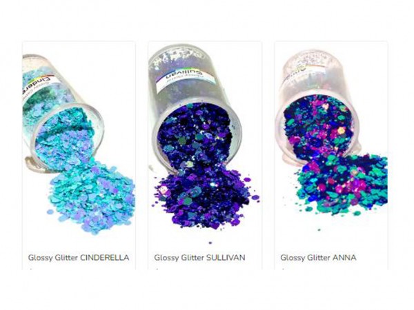 GLITTER GLOSSY ESCAMAS PARA RESINA - RESINA DIAMONT