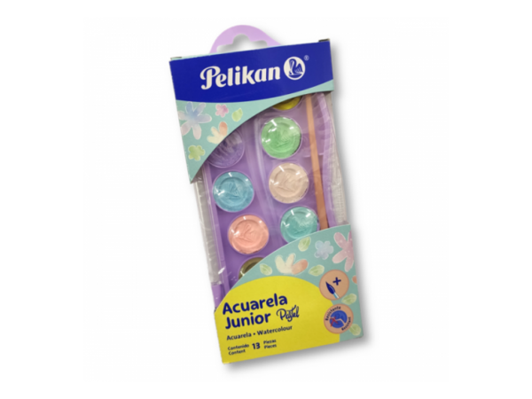 ACUARELAS PELIKAN JUNIOR x12 PASTEL C/PI - PELIKAN