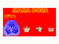 MAMA DORA MOLDES CORONA x3