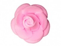 FLOR GOMA EVA 4cm 6/ROSA 12und