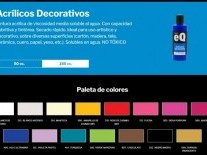 ACRILICOS EQ ARTE 150cc