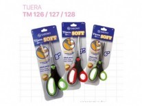 TIJERA SOFT METALICA 19cm BLISTER