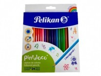 LAPICES COLOR PINTALOCO LARGO x24 PELIKA