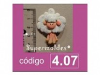 MOLDES SILICONA OVEJA FRENTE COUNTRY 4.5