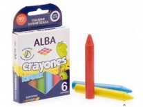 CRAYONES ALBA JUMBO x6