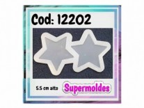 MOLDES RESINA ESTRELLAS 2und 5cm 4mmESP