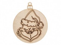 BORLA GRINCH X 10 CM - navidad