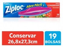 ZIPLOC BOLSA CONSERVA GRANDE 19U