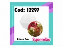 MOLDES RESINA ESFERA 5cm 2 PARTES