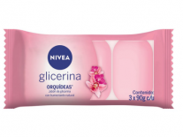 NIVEA JABON GLICERINA ORQUIDEAS 3x90g