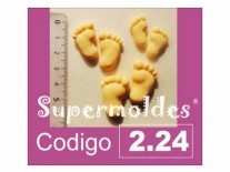MOLDES RESINA PIES BEBES 3 PARES