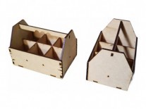 CAJA HERRAMIENTAS x6DIVISIONES 15x21x15