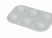 MEZCLADOR PLASTICO 6 CAVIDADES 12x9cm