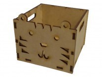 CAJON SOUV ANIMALES/TIGRE (9x10x10cm)