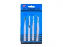 PINZA BRUSELAS SETx4 ACERO INOX