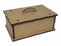 CAJAS RECTANGULAR (13x21x8) TAPA C/ONDA