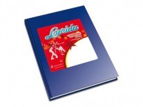CUADERNO LAPRIDA FORRADO 50H RAYADO AZUL