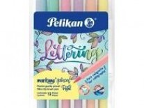 MARCADORES PELIKAN LETTERING x12 PASTEL