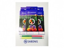 LAPIZ BICOLOR PC500N x12 LARGOS SABONIS