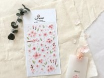 STICKER PVC 10x19cm WATER BLOSSOM