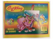 BLOCK DIBUJO ESCOLAR NEGRO N5 CREPING
